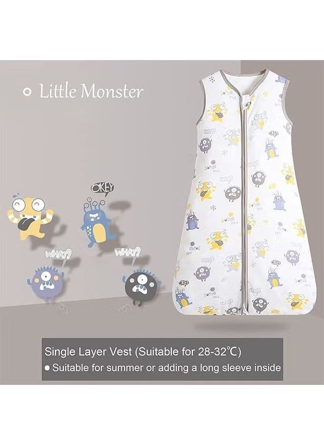 Generic Baby Sleep Sack Newborn Wearable Blanket Girls Clothes Little Sleepers Pajamas Boy Layette Set Weighted Sleeping Bag Gown For Toddler 0-3 3-6 6-12 12-18 Months(s)  - Image 2