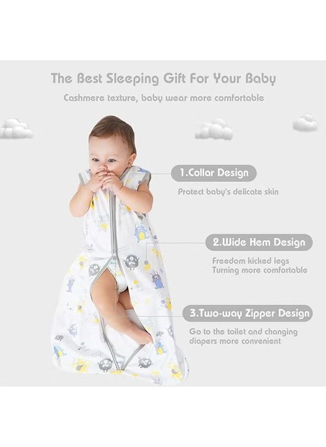 Generic Baby Sleep Sack Newborn Wearable Blanket Girls Clothes Little Sleepers Pajamas Boy Layette Set Weighted Sleeping Bag Gown For Toddler 0-3 3-6 6-12 12-18 Months(s)  - Image 3