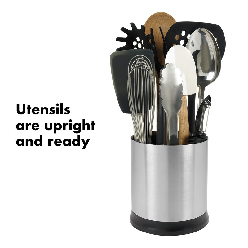 OXO OXO Good Grips Stainless Steel Rotating Utensil Holder  - Image 3