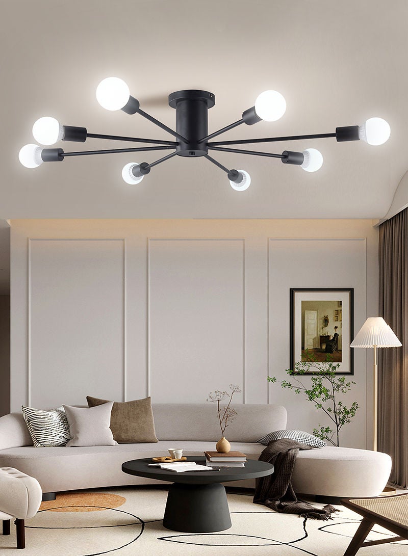 Modern Home Ceiling Lamp Black
