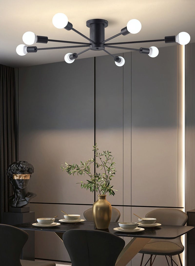 Modern Home Ceiling Lamp Black