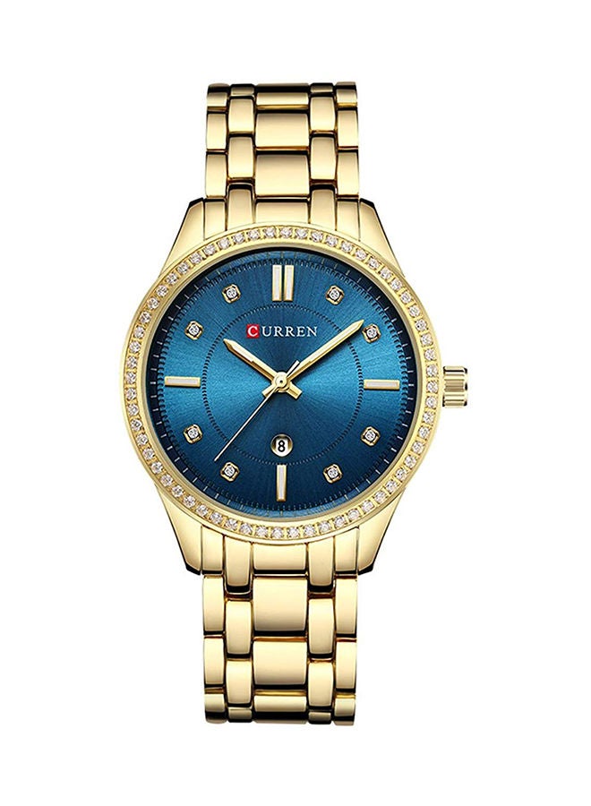 NIBEMINENT Women's Water Resistant Alloy Analog Watch 9010 - 30 mm Gold - Image 1