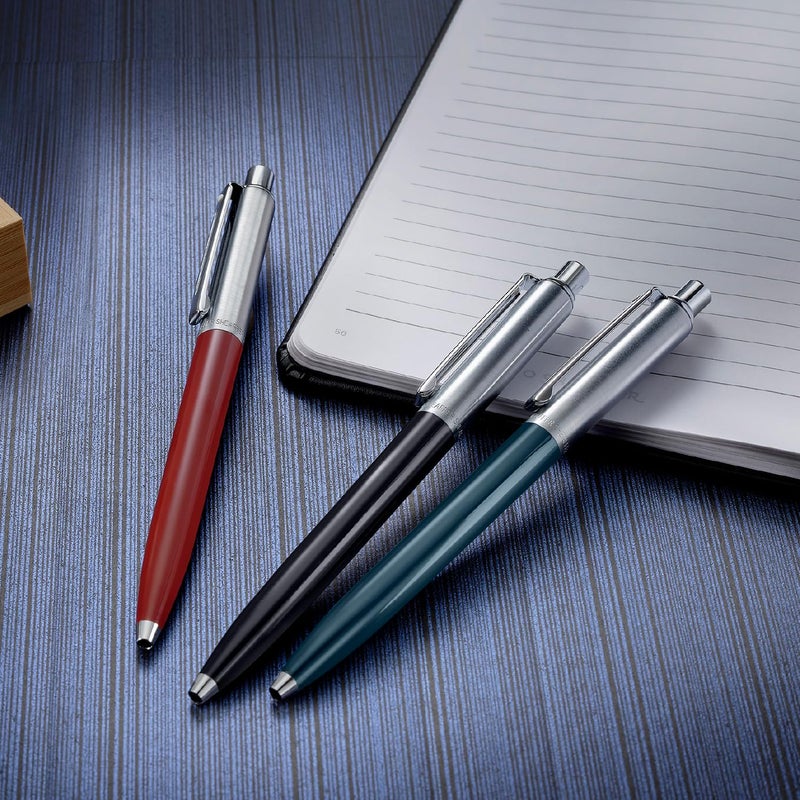 SHEAFFER قلم شيفر سنتينل 321 أسود برميل مصقول كروم + زينة كروم - Image 2