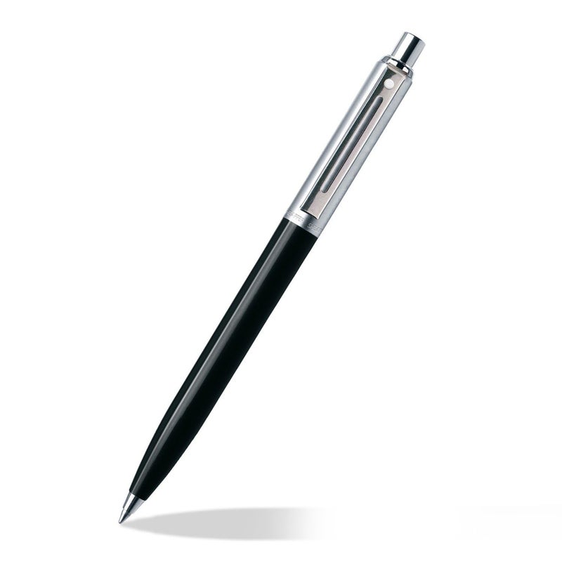SHEAFFER قلم شيفر سنتينل 321 أسود برميل مصقول كروم + زينة كروم - Image 1