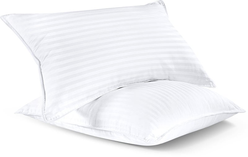 Utopia Bedding Bed Pillows for Sleeping Standard Size (White), Set of 2, Cooling Hotel Quality, for Back, Stomach or Side Sleepers - Image 4