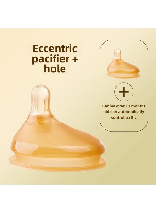 Youkebei 80ML Newborn Glass Baby Bottle Patented Anti-Colic Tube High Borosilicate BPA-Free CPC Certified - Image 2