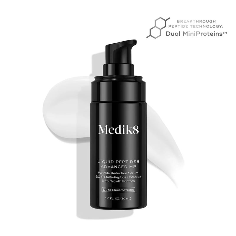 Medik8 Liquid Peptides Advanced MP - Peptide Serum - Face Serum for Wrinkle Reduction - Hydrating and Supports Collagen, Hyaluronic Acid - 1 oz. - Image 2