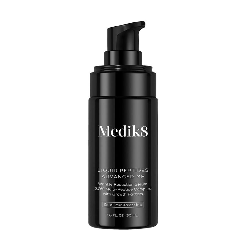 Medik8 Liquid Peptides Advanced MP - Peptide Serum - Face Serum for Wrinkle Reduction - Hydrating and Supports Collagen, Hyaluronic Acid - 1 oz. - Image 1