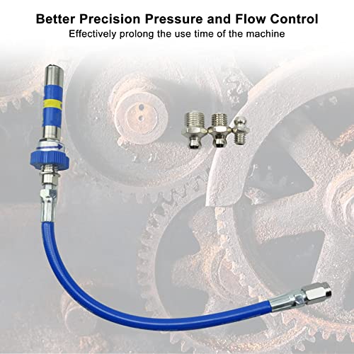 YUANTUO High Pressure Grease Coupler, Grease Fittings Extensions, 8th Generation Heavy-Duty Grease Gun Coupler Fits All Grease Guns, Quick Lock and Release Grease Gun Tip Adapter - Image 4