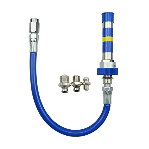 YUANTUO High Pressure Grease Coupler, Grease Fittings Extensions, 8th Generation Heavy-Duty Grease Gun Coupler Fits All Grease Guns, Quick Lock and Release Grease Gun Tip Adapter - Image 1