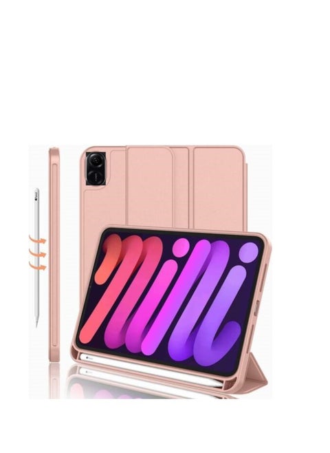 Smart Tri-Fold Protective Case for Honor Pad X8a 11 Inch 2024 Tablet with Multi-View Bracket and Auto Sleep/Wake Function, Anti-Shock and Drop pink