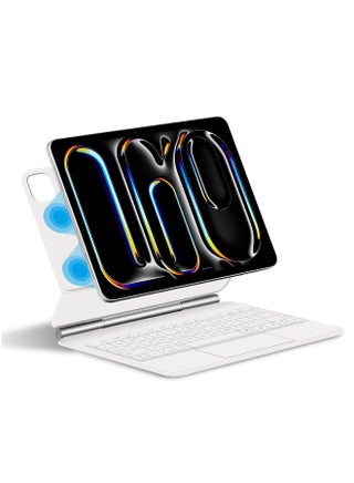 For iPad Pro 13-inch (M4) 2024 Magnetic Keyboard Case, Multi-Touch Trackpad Keyboard Case, Wireless Backlit Keyboard, Easy-to-Adjust Floating Stand - pzsku/Z3718BCE324CBD47C5E06Z/45/1745459721/b88bd352-c0af-4b59-8bcd-e447b00b9383