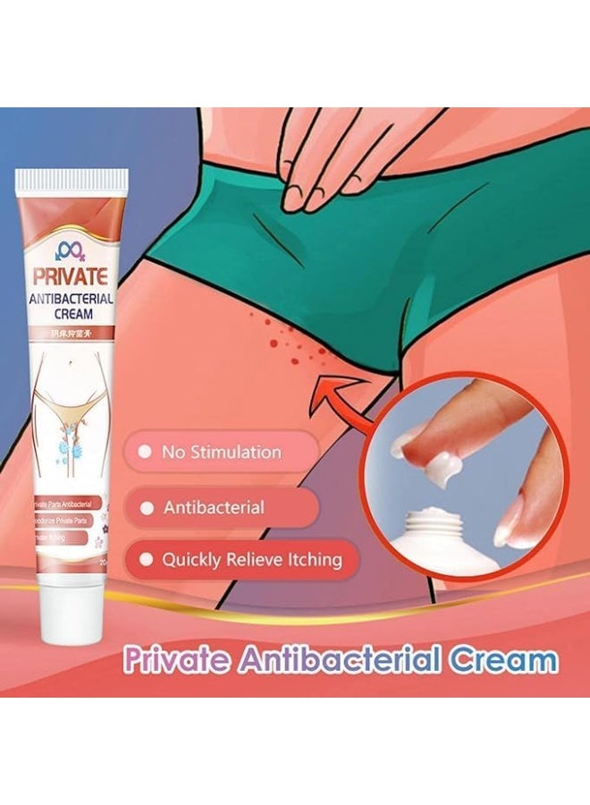 Sumifun Antibacterial Intimate Cream for External Use, Helps Maintain Private Area Hygiene, Soothing and Skin Friendly Formula, Suitable for Men and Women, Easy to Carry 20g - Image 3
