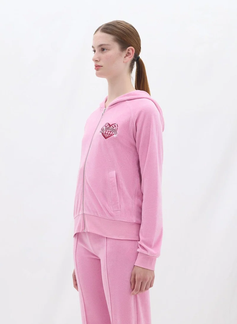 LES BENJAMINS ZIP HOODIE 001