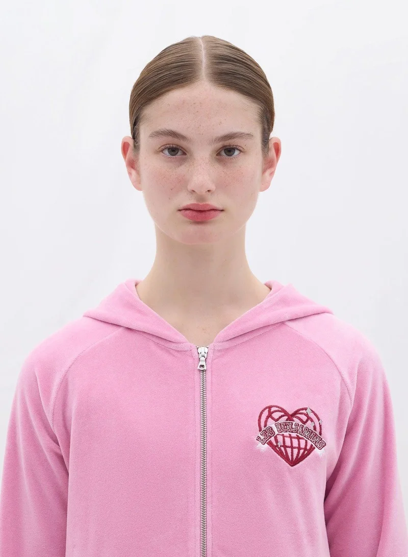LES BENJAMINS ZIP HOODIE 001