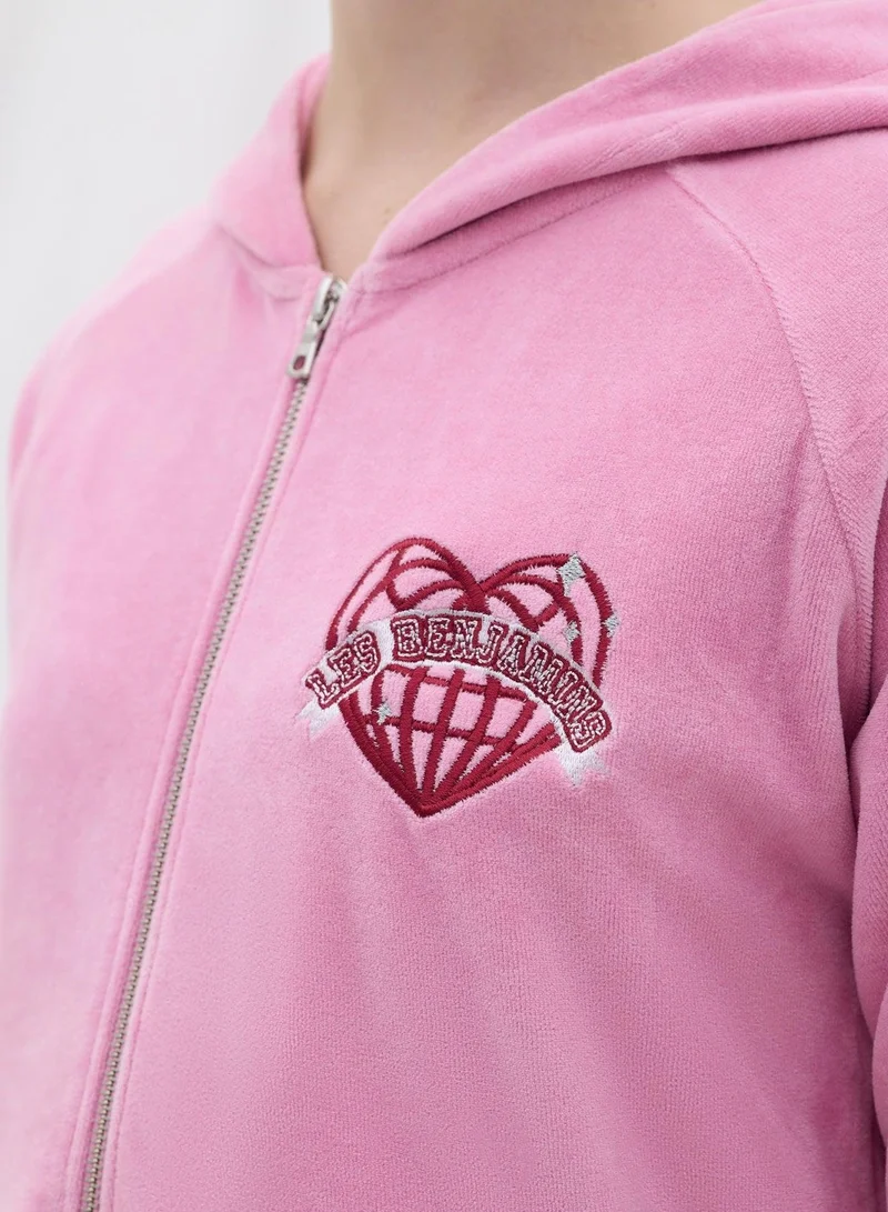 LES BENJAMINS ZIP HOODIE 001