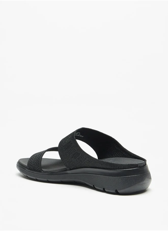 Flora Bella By Shoexpress Women's Textured Slip-On Sandals Ramadan Collection