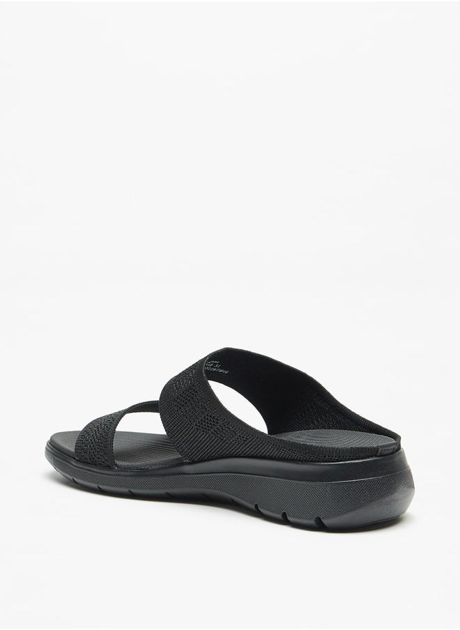 Flora Bella By Shoexpress Women's Textured Slip-On Sandals Ramadan Collection  - Image 2