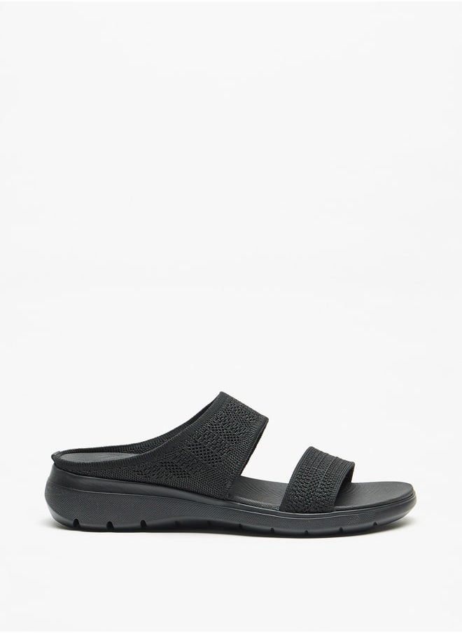 Flora Bella By Shoexpress Women's Textured Slip-On Sandals Ramadan Collection  - Image 1