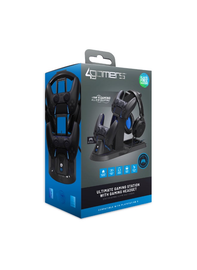 4gamers - Ultimate Gaming Station For PS5 Headset Stand - Image 1
