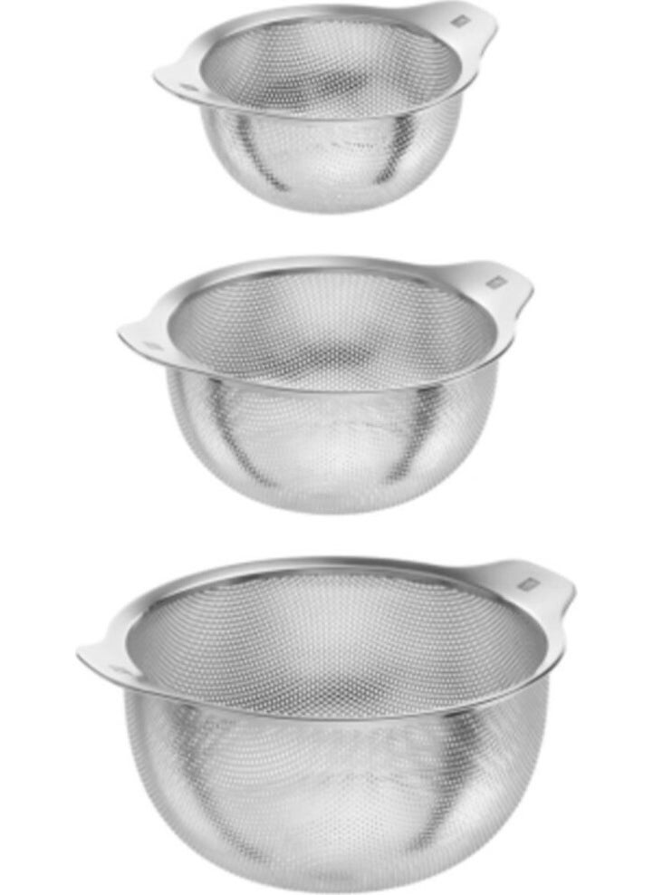 Zwilling مجموعة مصفاة سلكية من الفولاذ المقاوم للصدأ تتكون من 3 24 x 20 x 16 سم. 