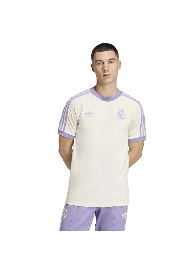 Adidas Real Og 3S Tee White Football T-Shirts For Men Xs