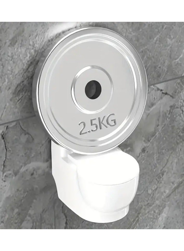 Generic Stylish Wall-Mounted Ashtray with Lid – Rectangular Metal & Plastic Design, Ideal for Bathroom Use, No Electricity Required  - Image 3