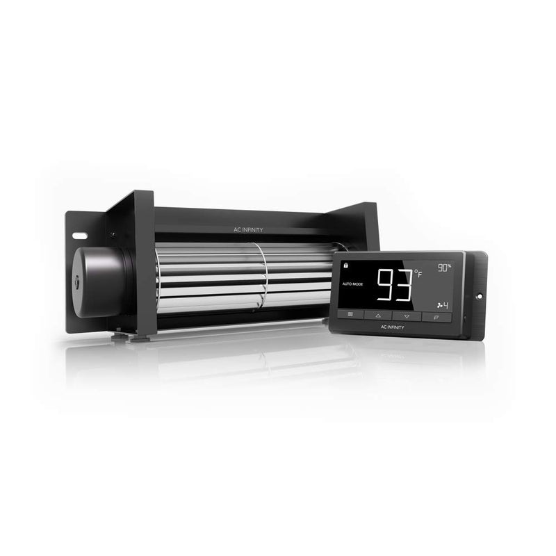 AC Infinity AC Infinity AIRBLAZE T10, Universal Fireplace Blower Fan Kit 10" with Temperature and Speed Controller, Compatible with Lennox, Hearth Glo, Majestic, Rotom Fireplaces, for Home Heat Circulation  - Image 1