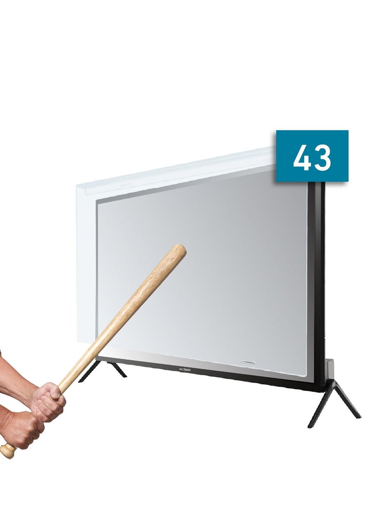 Sea Technology 43 Inch Tv Screen Protector, Made of Solid Acrylic Material with a Thickness of 3 mm, Anti Blue light, Anti Scratches, Guard against Radiation, Compatible with all Types of Tv screens.  - Image 1