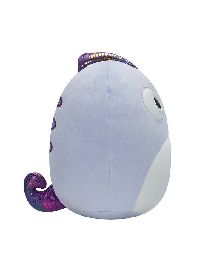 Squishmallows - 16 inch Coleen Purple Chameleon , Officially Licensed Kellytoy Plush Toy, Colorful Soft Toy, Gift for Kids, Girls & Boys Washable Squishy Stuff Toy Multicolor All Age - Image 1