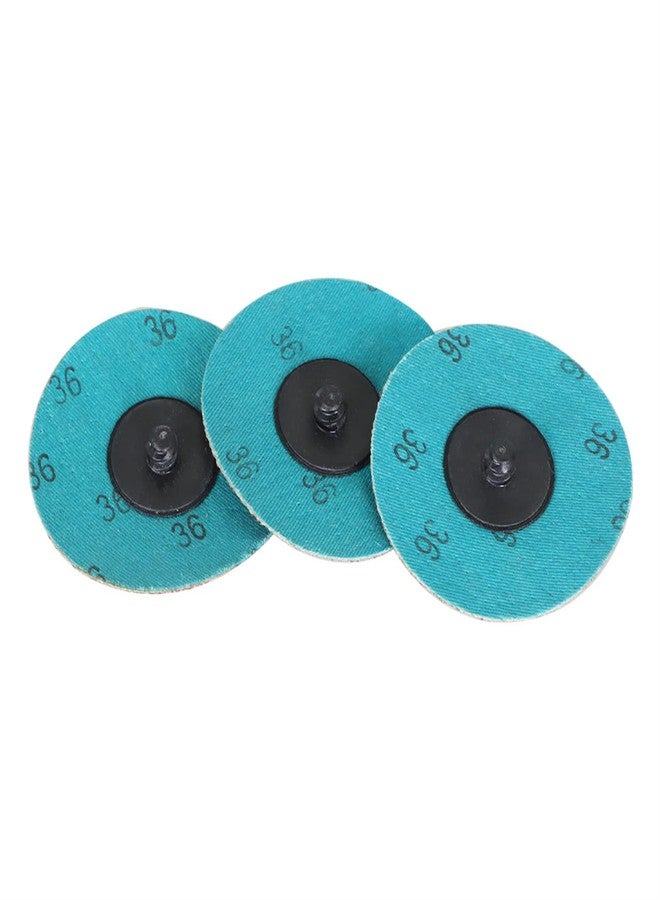 findmall 25Pcs 3 Inch 36 Grit Roll Lock Sanding Disc, Aluminum Oxide Die Grinder Quick Change Discs for Die Grinder Surface Burr Rust Paint Polish - Image 5