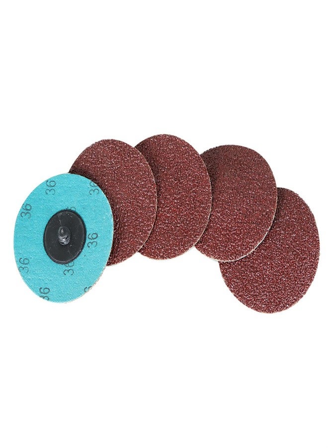findmall 25Pcs 3 Inch 36 Grit Roll Lock Sanding Disc, Aluminum Oxide Die Grinder Quick Change Discs for Die Grinder Surface Burr Rust Paint Polish - Image 4
