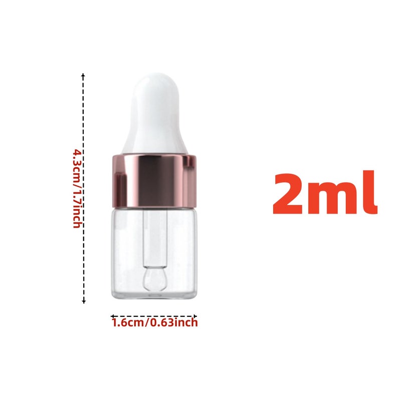 OiwMuOck 8 pcs Travel split bottle Eye dropper glass bottle Anointing oil for prayer Protective travel set for frankincense oil (2 ml) - Image 5