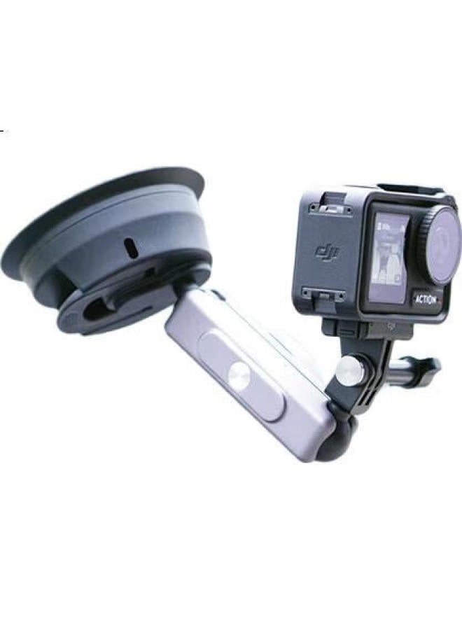 Maxcam/Maisikamu, Suitable For Dji Osmo Action 5/4/3 Action Cameras, Aluminum Alloy Suction Cup, Glass Mount, Car-Mounted Off-Road Bracket Accessories - Image 3