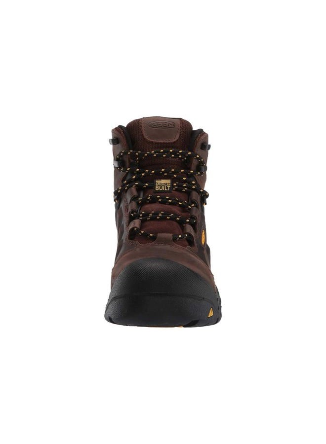 KEEN Utility Men's Dover 6" Composite Toe Waterproof Industrial Work Boots, Dark Earth/Black, 9 - Image 5
