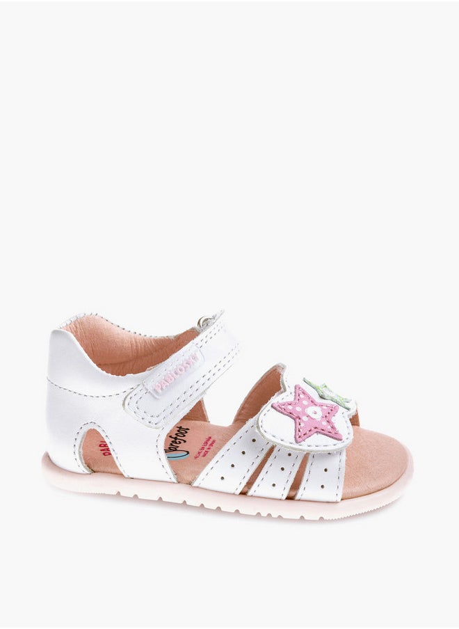 Pablosky - Girls' Strap Sandals with Hook and Loop Closure - Image 1