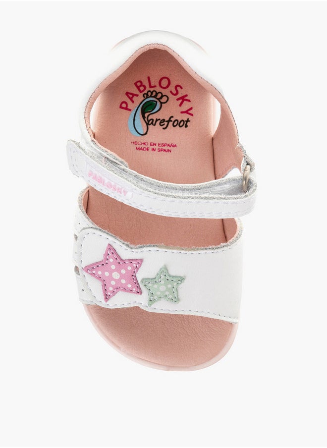 Pablosky - Girls' Strap Sandals with Hook and Loop Closure - Image 1