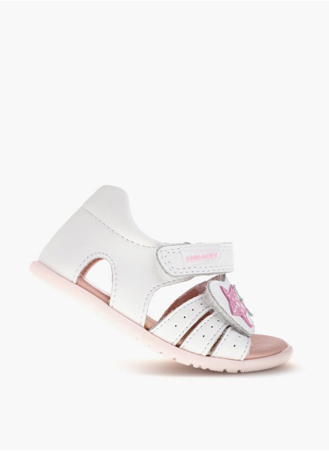 Pablosky - Girls' Strap Sandals with Hook and Loop Closure - Image 1