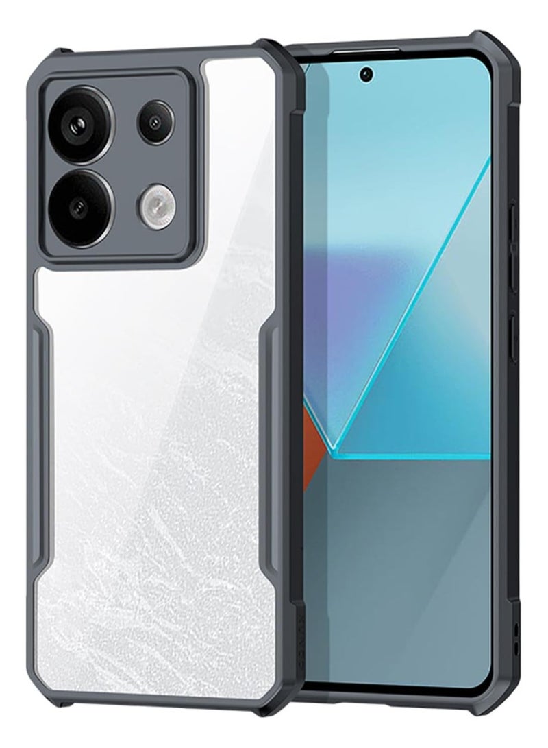 Case Compatible with Redmi Note 13 Pro 5G, [Droproof] [Sweat-Proof] [Fingerprint-Proof] Shockproof Protective Phone Case-Black  - Image 1