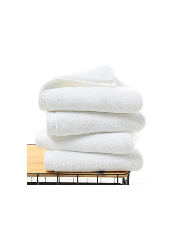 1Chase Premium SPA,GYM,POOL, SALOON Towels .100% Cotton Bath Towel Pack of 3, 70x140Cm,650 GSM White