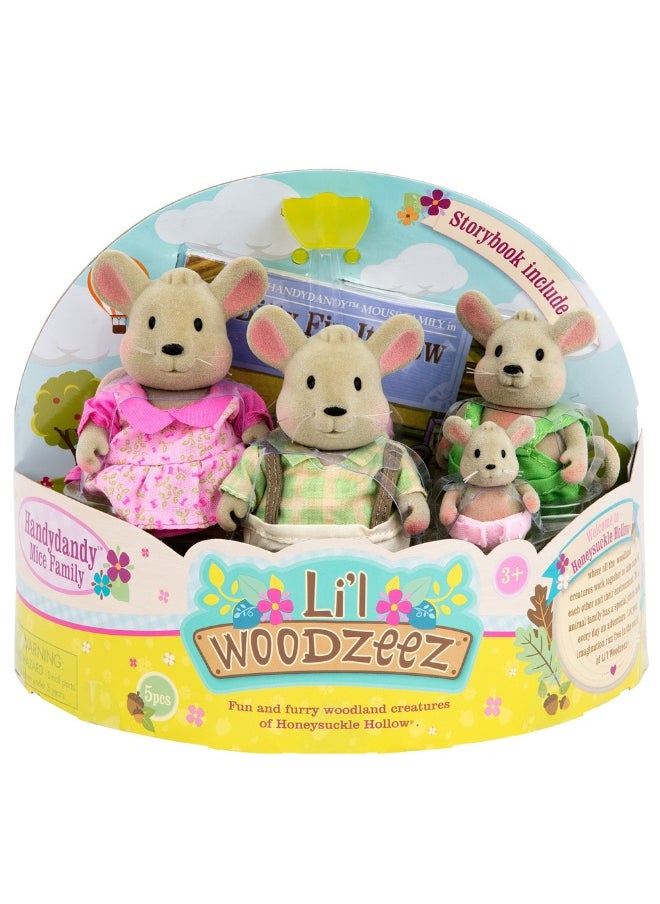 Lil Woodzeez Lil Woodzeez - The Handydandy Mice Family - 6003  - Image 1