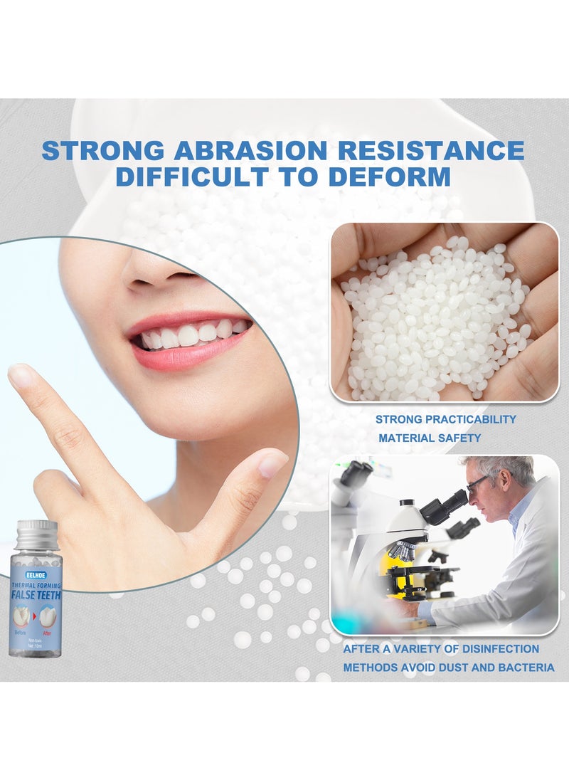 EELHOE - Moldable Dental Adhesive - Temporary Tooth Gap Filler and Cosmetic False Teeth Fix - Image 1