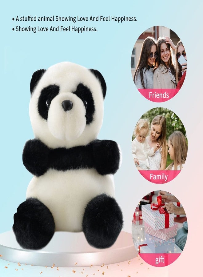Sew Butiful 8.6" Panda Stuffed Animals Plush, Cute Plushies for Animal Themed Parties Teacher Student Award, Animal Toys for Baby, Boy, Girls, Great for Nursery, Room Decor, Bed (Panda) - Image 2