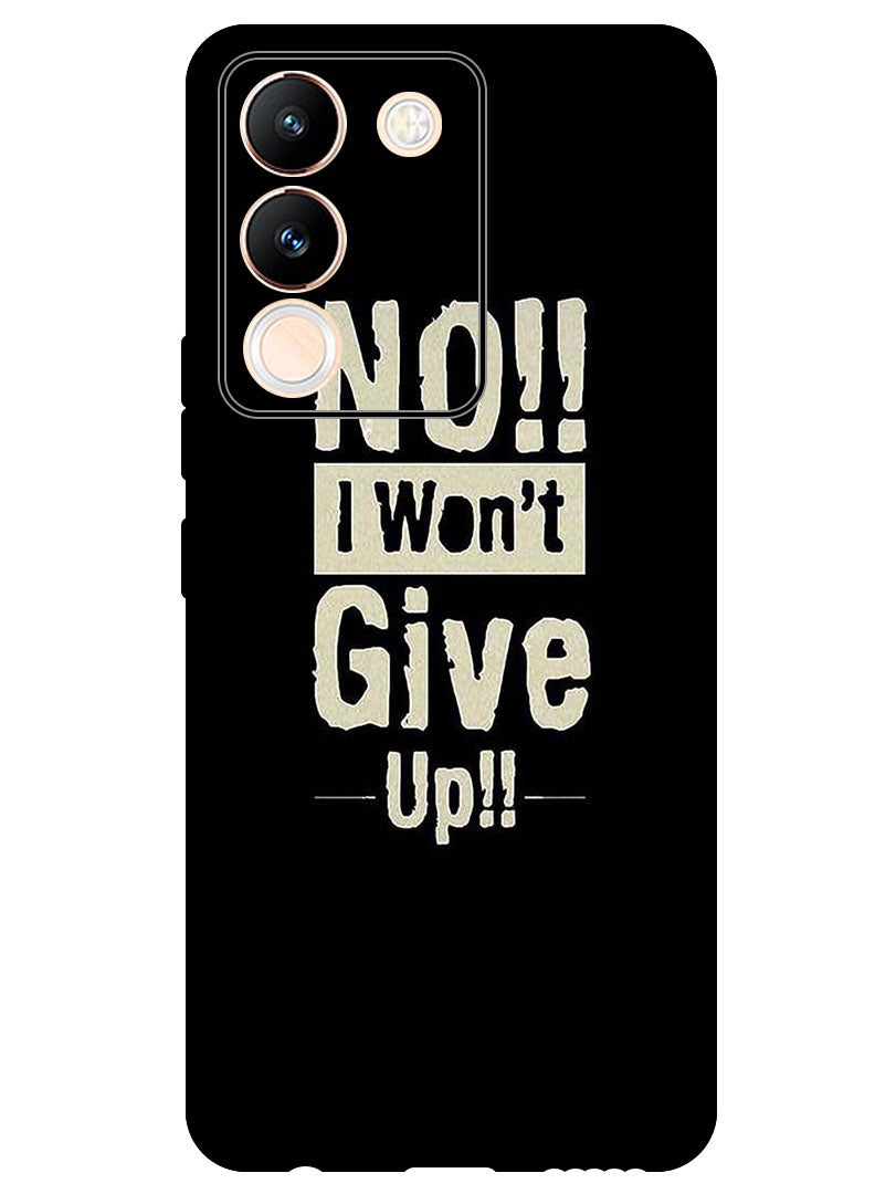 Theodor Protective Case Anti Scratch Shock Proof Bumper Cover For Vivo Y200 No I Wont Gve Up - Image 1
