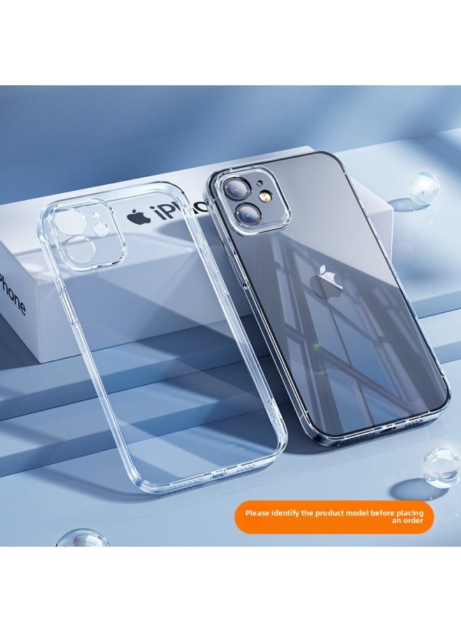 Generic - For Iphone 16 Phone Case For Iphone15ProMax Transparent TPU Full Coverage Silicone Soft 14 Protective Case 13 Drop-Resistant-Color:Fully Transparent (with Packaging) Silicone Soft Case-Applicable Model:For Apple X - Image 1
