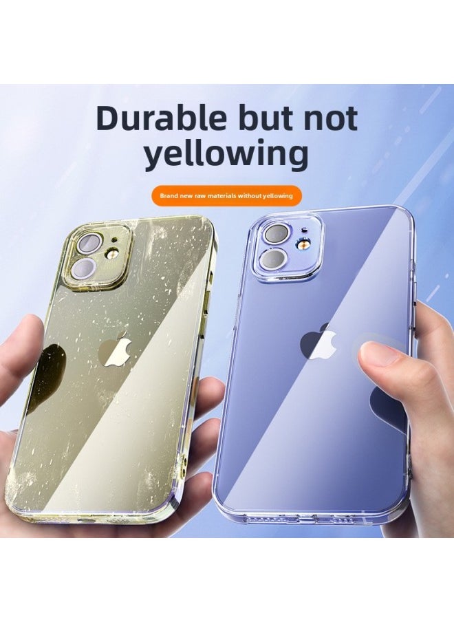 Generic - For Iphone 16 Phone Case For Iphone15ProMax Transparent TPU Full Coverage Silicone Soft 14 Protective Case 13 Drop-Resistant-Color:Fully Transparent (with Packaging) Silicone Soft Case-Applicable Model:For Apple X - Image 1