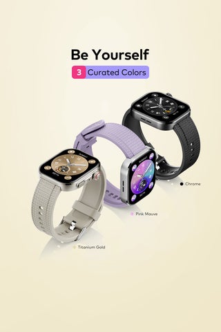 350 mAh Smart Watch O23P 350MAH, Scratchproof Screen, IP68 Waterproof , 100+ Fitness Modes, Health Monitoring, Message Reminder, Bluetooth Calling, iOS And Android Compatible Champagne Gold Titanium Gold - view 3