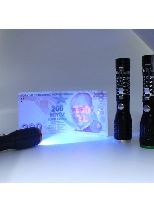 Hit Teknoloji Hit Technology Powerful UV Light Money Checker Flashlight  - Image 2