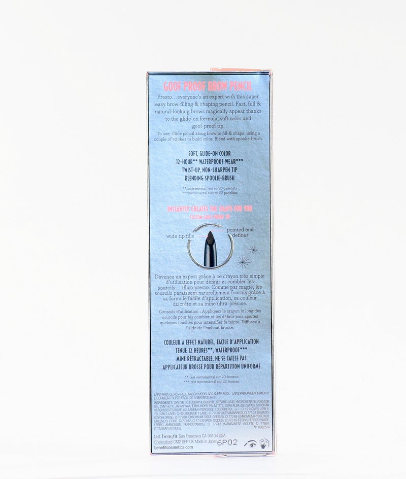 Benefit Goof Proof Brow Pencil Super Easy Eyebrow Shaping and Filling Tool - Shade 2 - Image 5