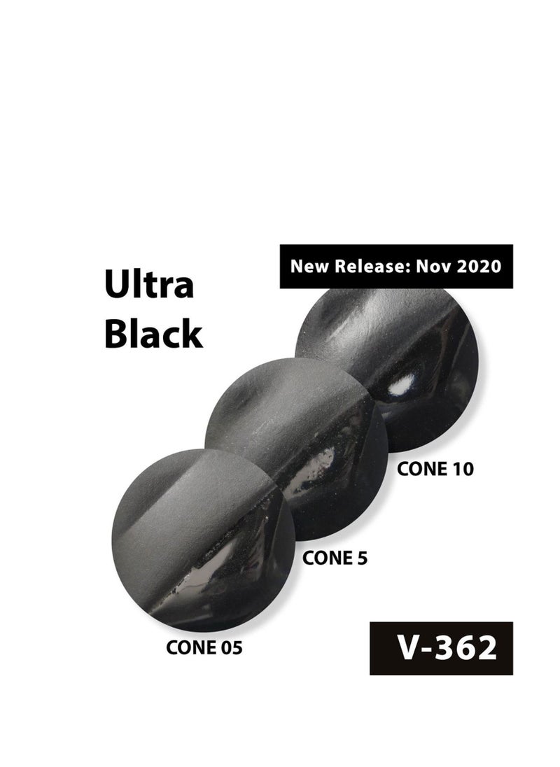 Amaco - Amaco Velvet V-359 2 1 Pint Ultra Black Underglaze for Pottery and Ceramic - Image 1